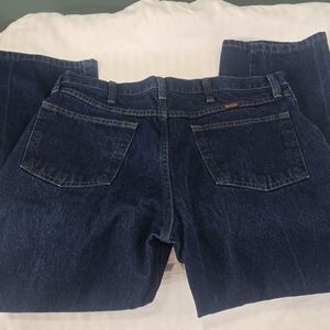 Men's Rustler Dark Blue Jeans